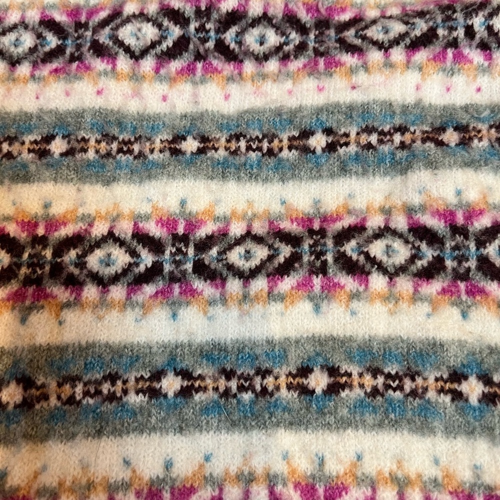 LOFT Multicolor Striped Cardigan - Picture 3 of 4